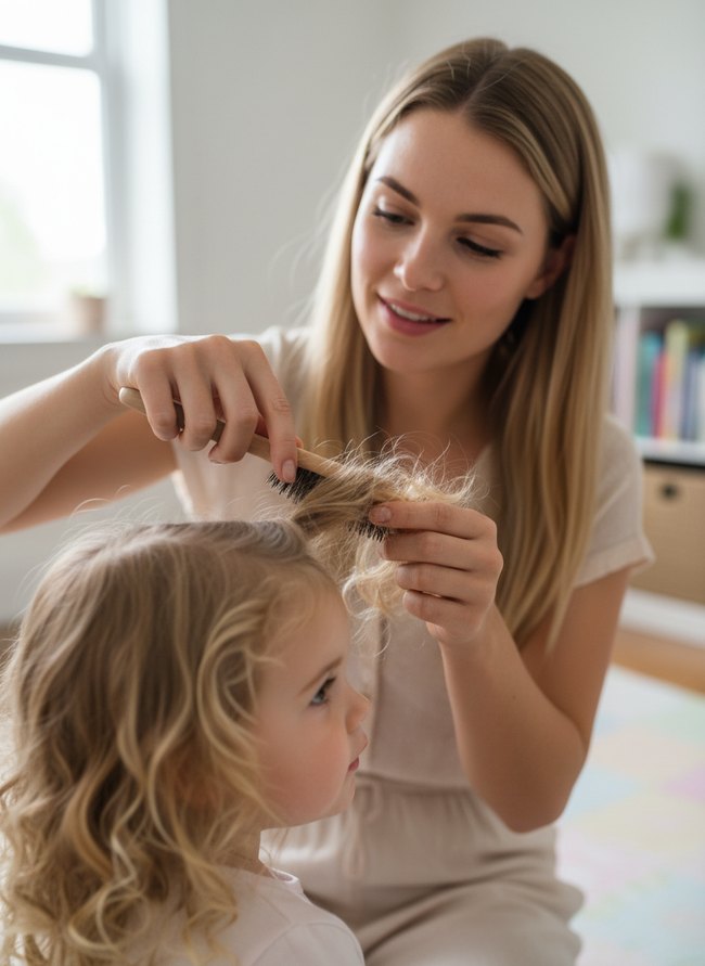 Smooth Hairbrush Prep
