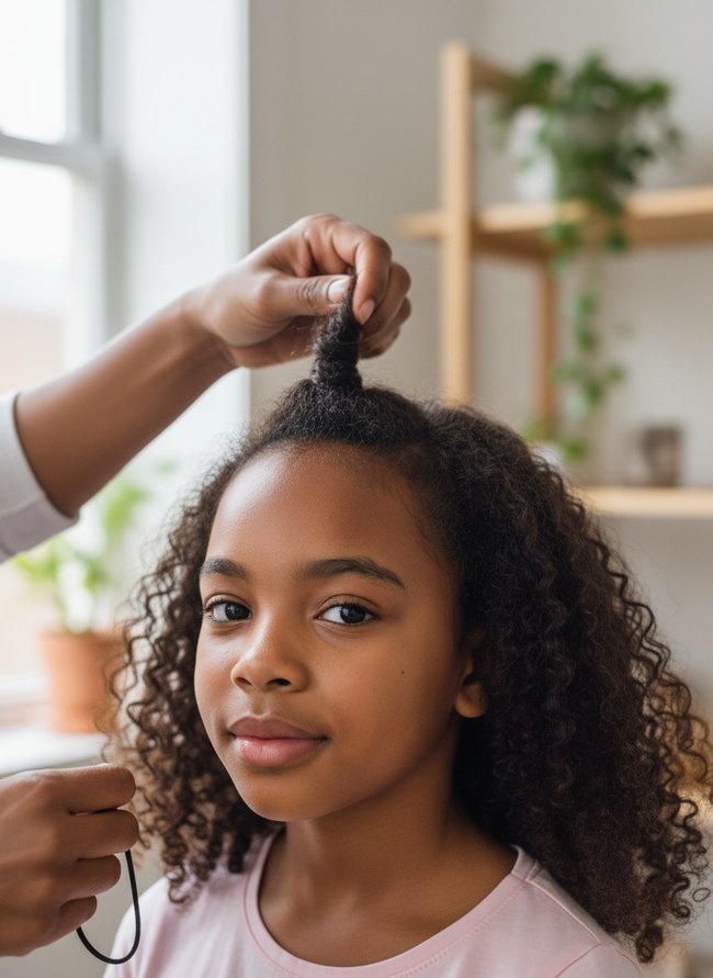 Mini Puff Hair Design
