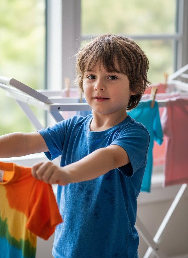 T-Shirt Drying Method