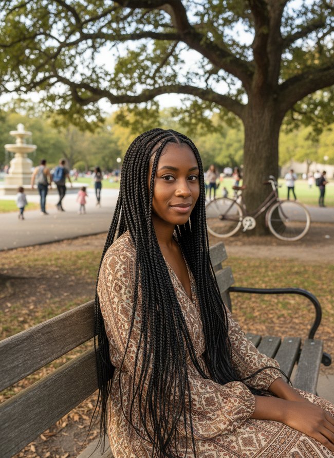 Intricate Cornrow Feed-Ins