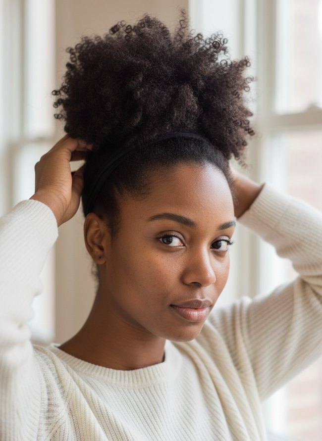Voluminous Top Knot