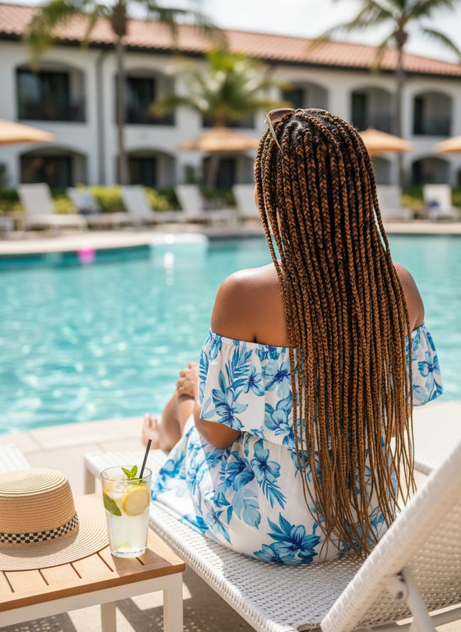 Poolside Passion Twist Braids