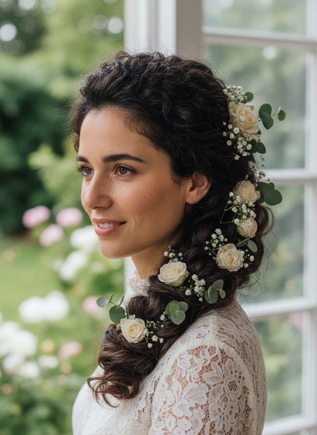 Floral Adorned Coil Out