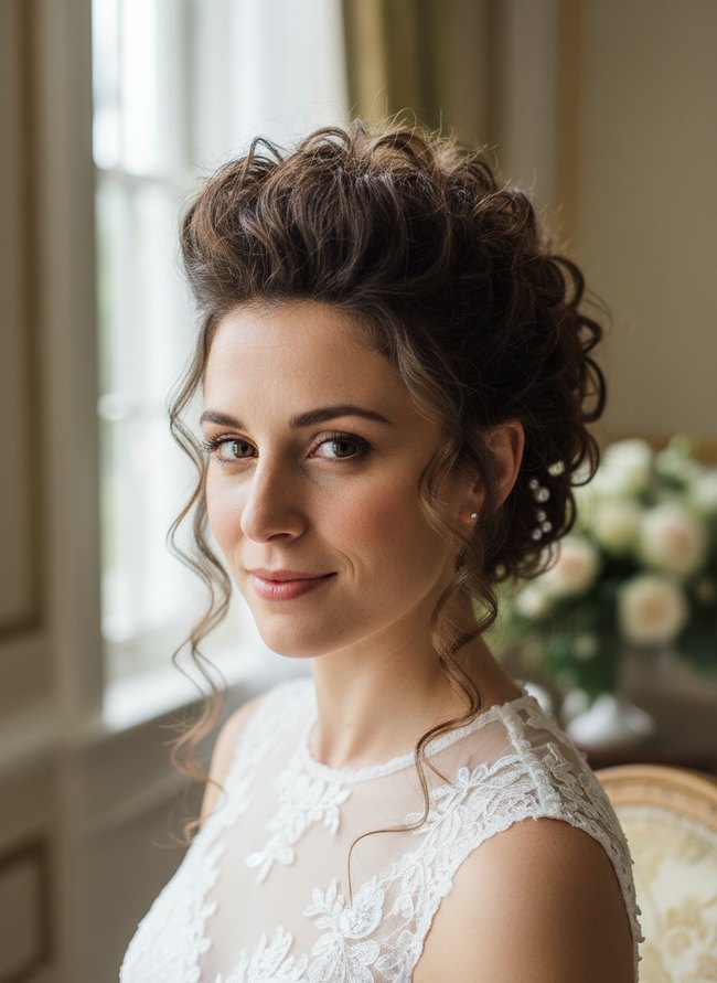 Faux Hawk Updo Design