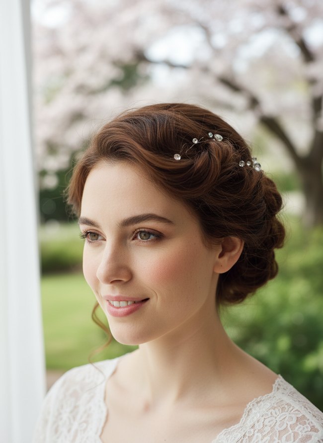 Sparkling Pin Curl