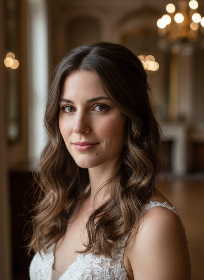 Modern Textured Down Hair