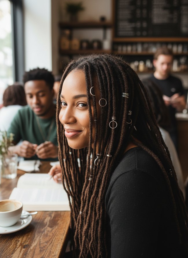 Minimalist Hair Loc Cuffs