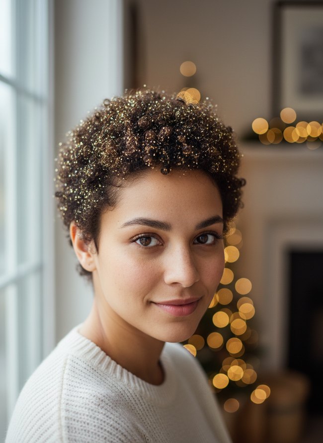 Shimmering Tapered Cut