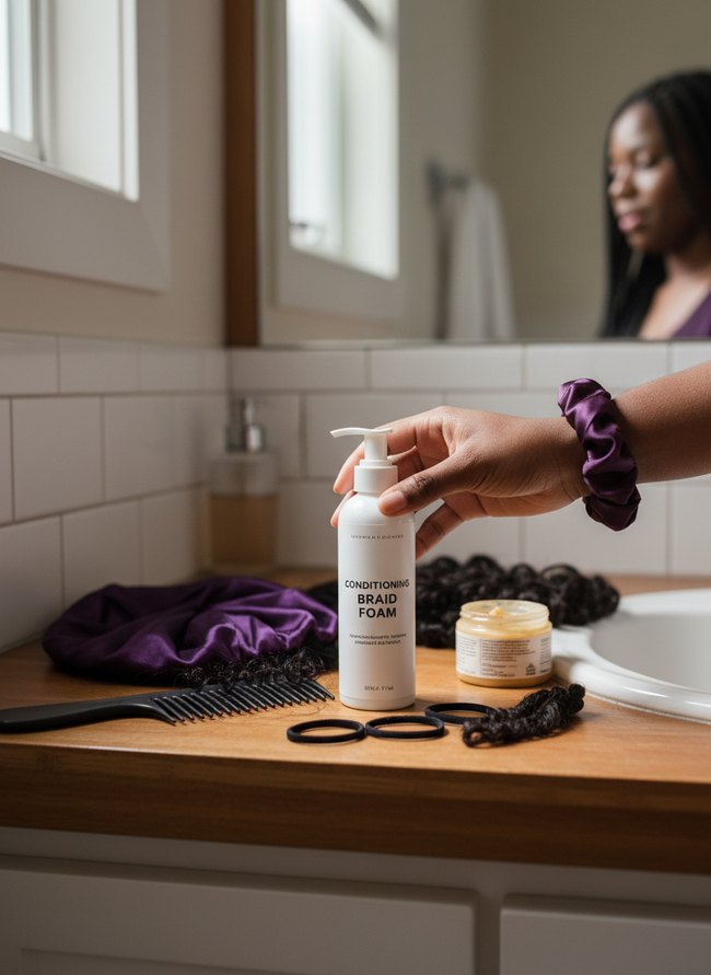 Conditioning Braid Foam
