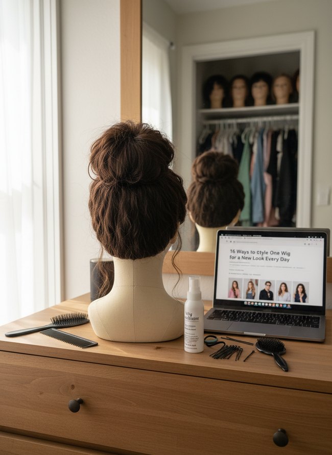 Textured Messy Bun