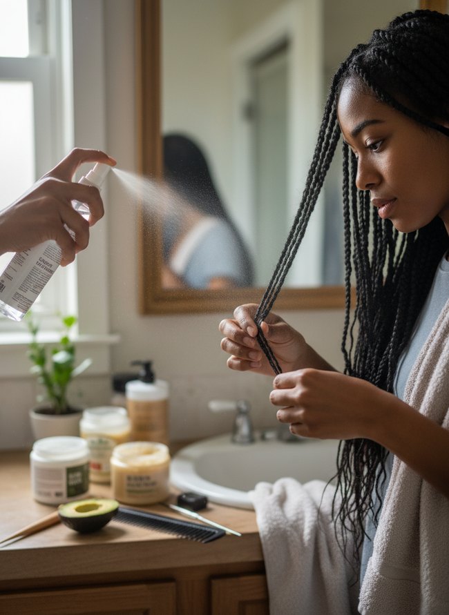 Protective Style Twist Maintenance
