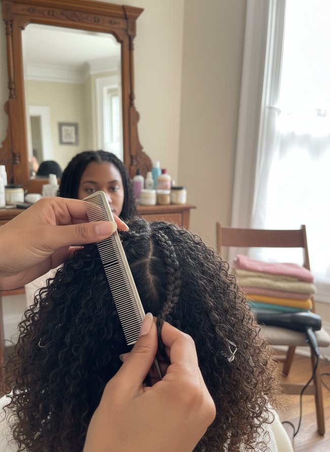 Curved Parting Technique