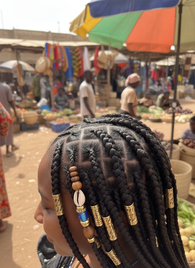 African Inspired Charm Beads