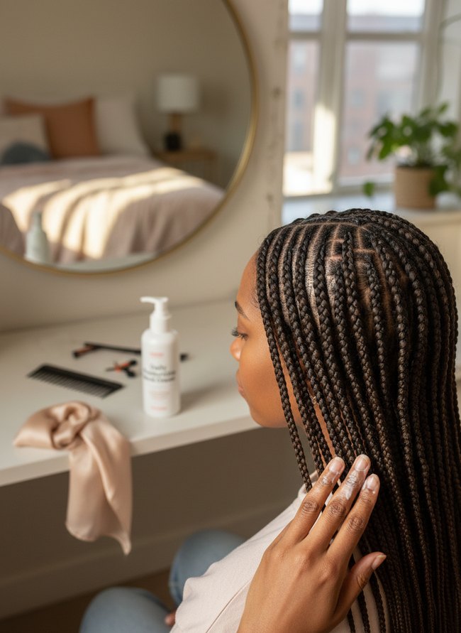 Braids With Daily Moisturizing