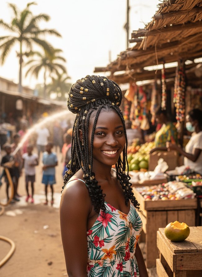 Ghana Braids with Cuffs