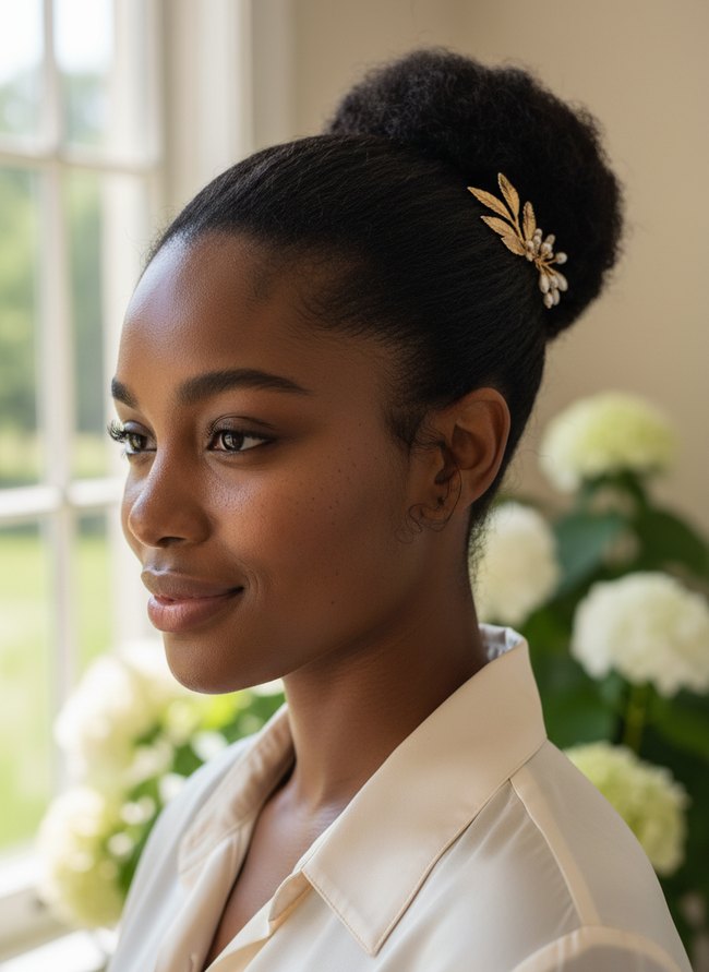 Accessorized Elegant Bun