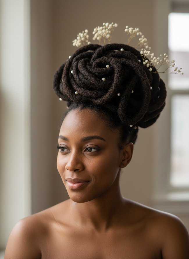 Voluminous Locs Headpiece