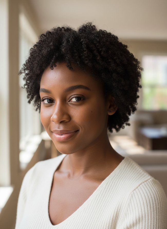 Defined Twist-Out Bob