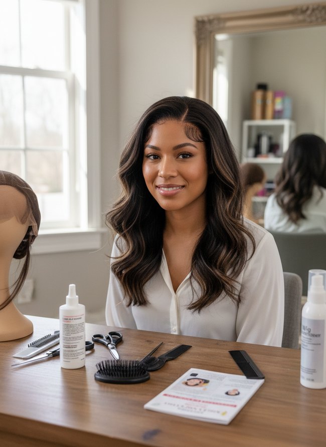 Partial Lace Front