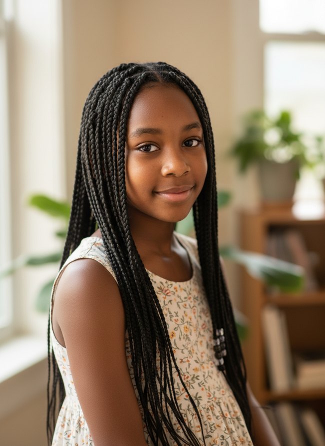 Knotless Braids Look