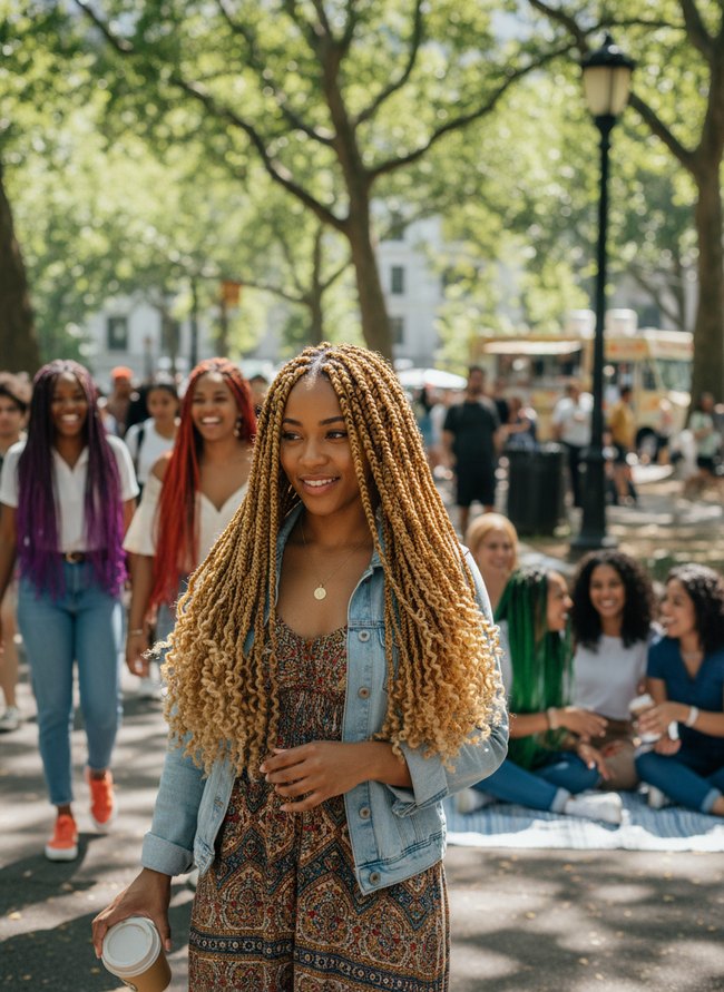 Golden Blonde Free Twists