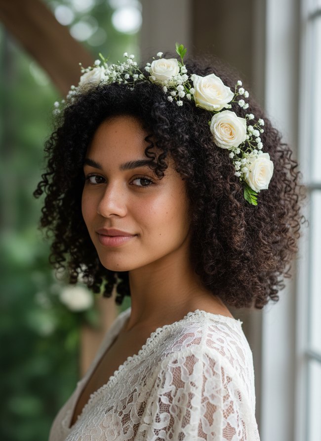 Floral Adorned Coils