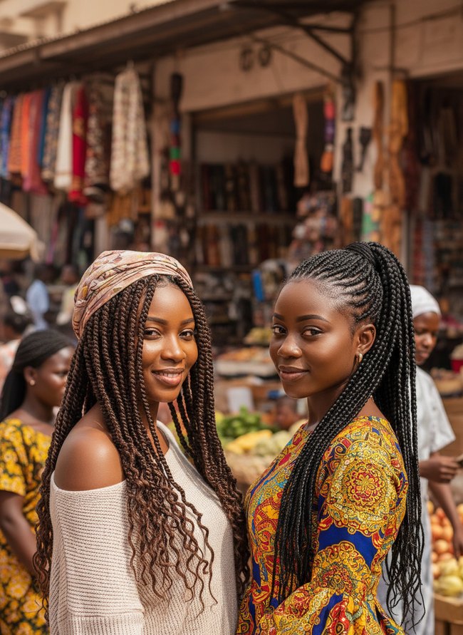 Neat Senegalese Twist Finish