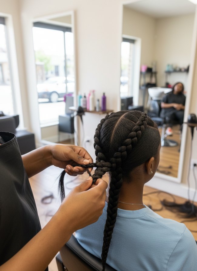 Secure Loop-Through Braid