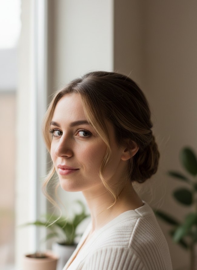 Wrapped Low Bun