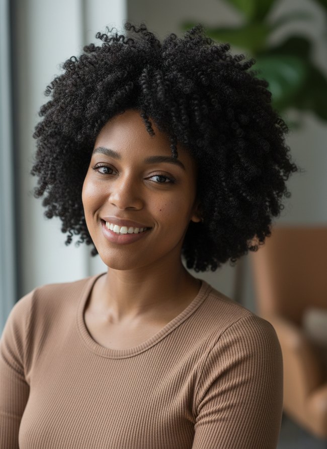Afro Kinky Crochet Fro