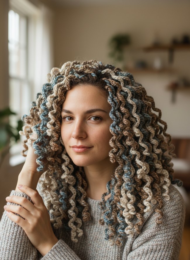 Crochet Ringlet Cascade