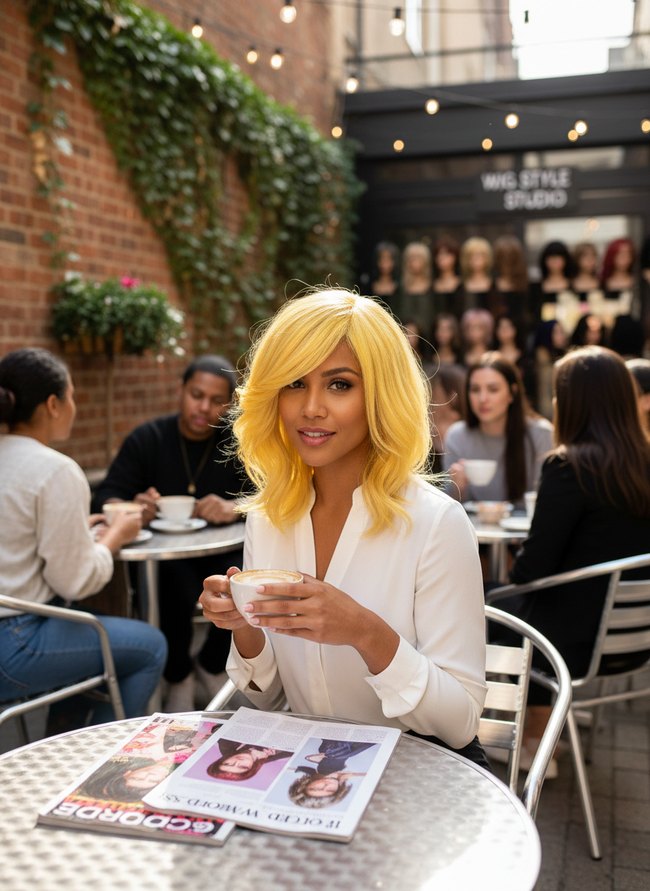 Sunny Yellow Asymmetrical Layers