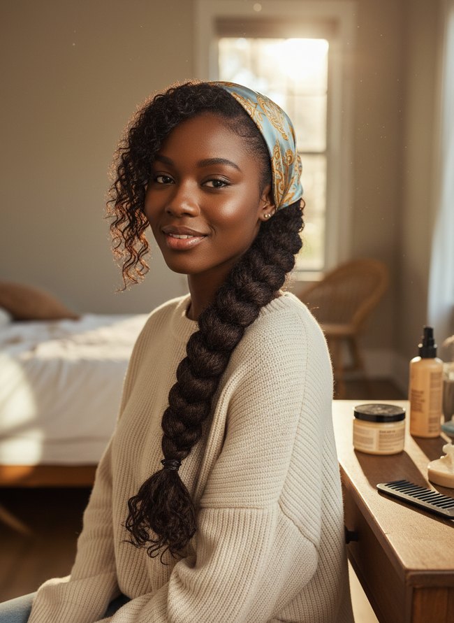 Chic Side Swept Braid