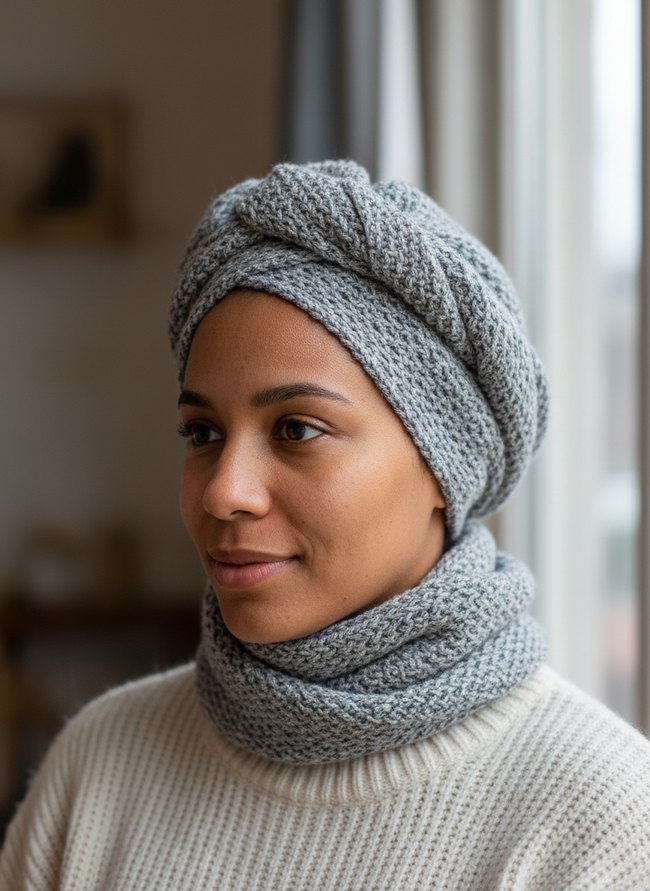Woolen Headwrap Tuck