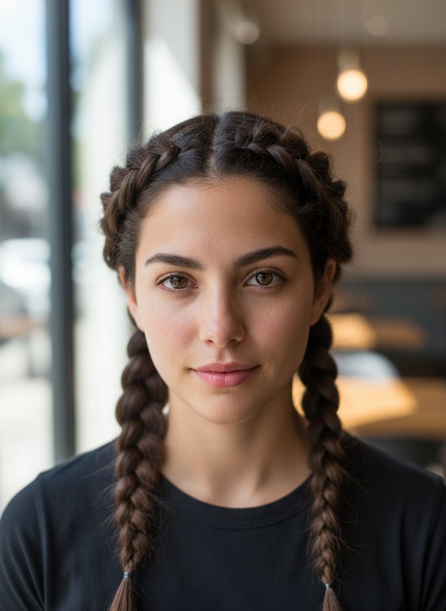 Crown Braided Two Twists