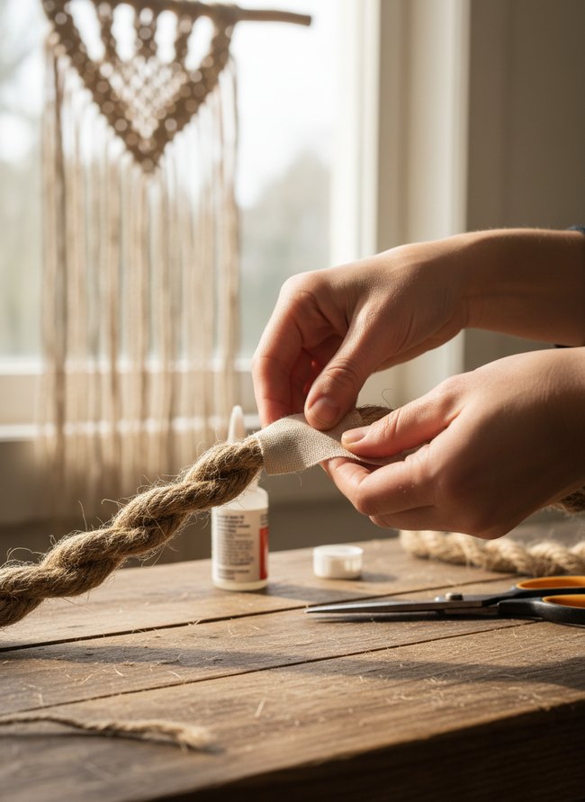 Glued Fabric Edge