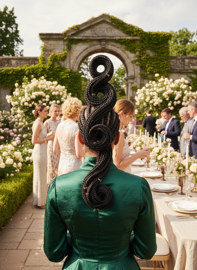 Coiled Serpent Updo