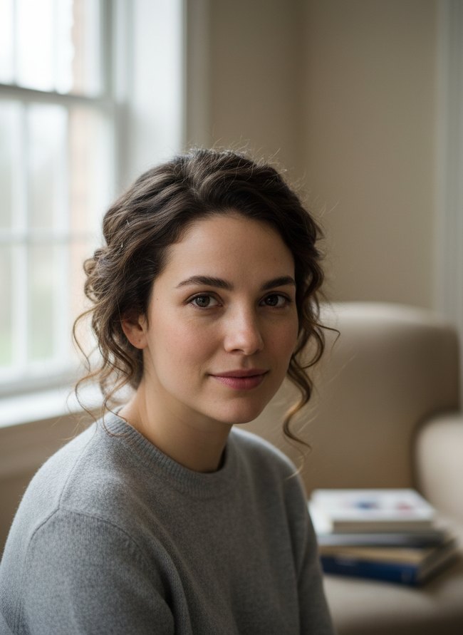 Understated Pinned Curls