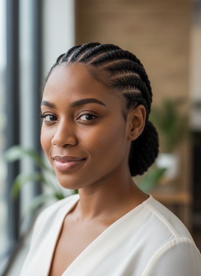 Intricate Cornrow Design