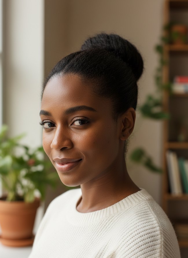 Mid-Height Seamless Bun