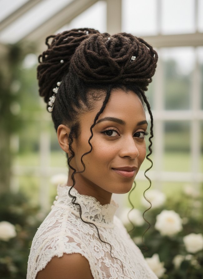 Sophisticated Loc Pin-Up