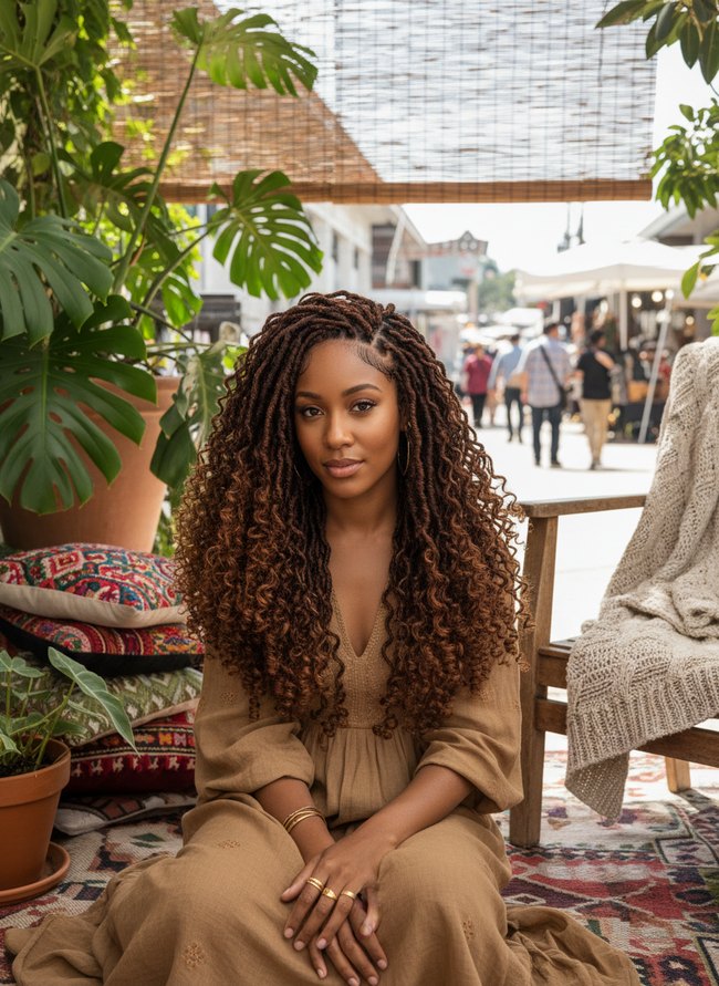 Boho Locs Curly Strands
