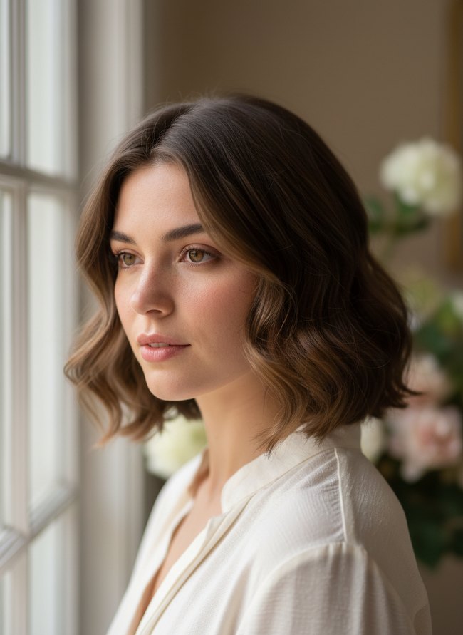 Modern Wavy Bob