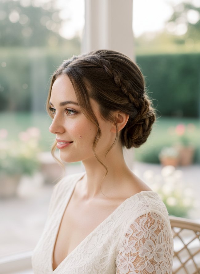 Sleek Braided Chignon