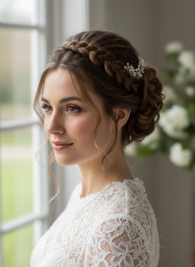 High Crown Textured Updo