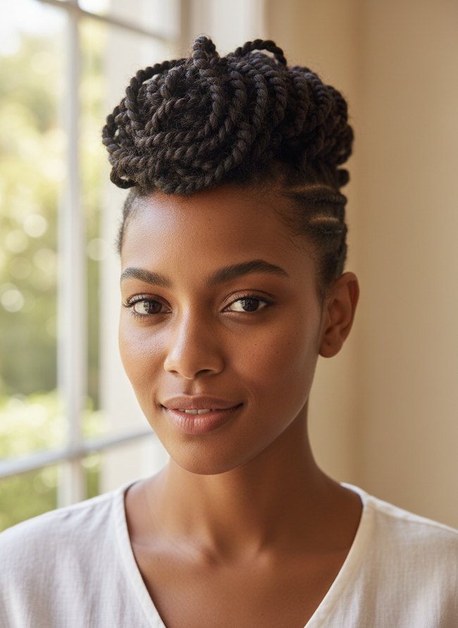Twisted Mohawk Style