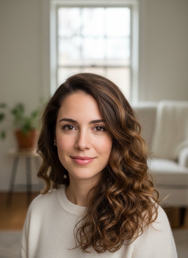 Side Swept Curls