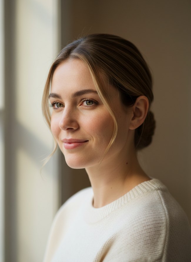 Sleek Low Bun