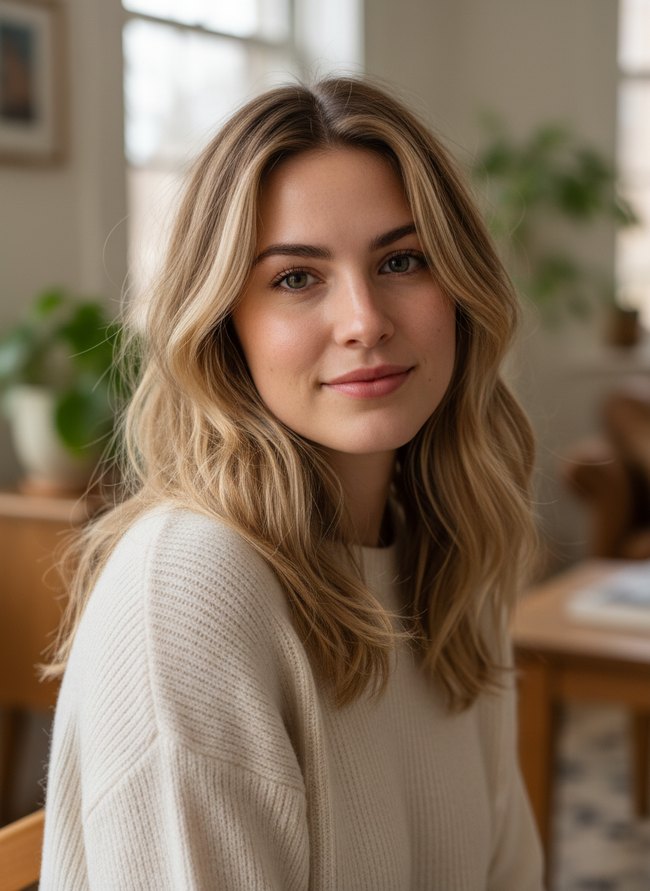 Soft Wavy Shag Cut