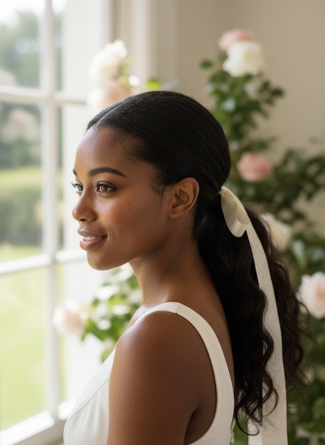 Soft Wavy Ponytail